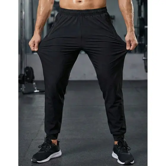 Calça Masculina Jogger Tactel Slim Academia Treino Fitness