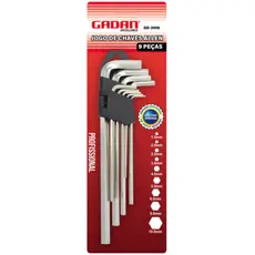jogo de Chave Allen Longa Grande Hexagonal 1,5 a 10 mm