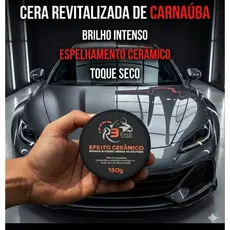Cera Automotiva de Carnaúba Espelhamento Remove Riscos Superficiais Repele Água,Proteção Sol,Brilho Intenso