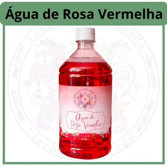 Kit 1 Unidade de Água de Rosa Vermelha Exclusivo 1 Litro