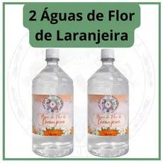 Kit Água de Flor de Laranjeira 1 Litro 2 Unidades