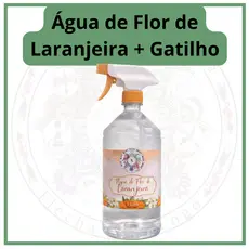 Super Kit Água de Flor de Laranjeira com Gatilho de Spray 1 Litro