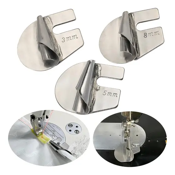 Kit Aparelho Barra Bainha Enrolada Reta Industrial E Doméstica - Und ou KIT