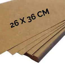 Papel Kraft Forro de bandeja Susplat de papel para Lanchonete e Restaurantes 26x36cm Liso 1000 Unidades