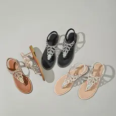sandália feminina rasteirinha Moda Forma de folha Strass papete feminina sandal bling bling sandália rasteirinha
