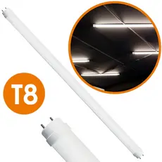Tubo LED T8 9W 18W 60cm 1,20m Bivolt Ligação 2 Lados | Lâmpada Tubular Econômica