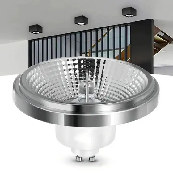 Lâmpada Spot Led AR111 12W 3000K Branco Quente GU10 Bivolt