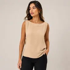 Blusa regata Feminina Tecido Duna Premium Regata Lisa Básica Elegante