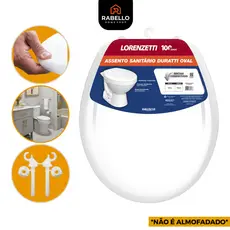 Assento Sanitário Oval Lorenzetti Duratti