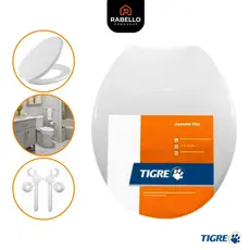 Assento Sanitário Max Plena Oval Branco Tigre