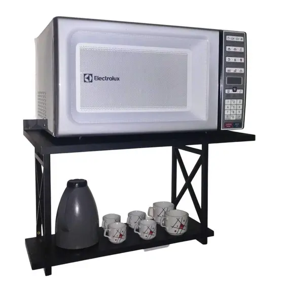Prateleira para micro-ondas estilo Industrial  Ômega Suporte