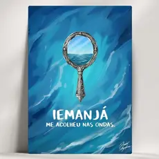 Quadros Decorativos Orixás e Realizações - Iemanjá -  Em Mdf - com Fita Adesiva - Envio Imediato