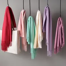 Cachecol Inverno Lenço Pashmina Xale Echarpe Feminino Grossa