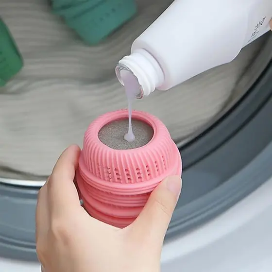Bola De Lavanderia Para Máquina De Lavar Dispensador De Amaciante