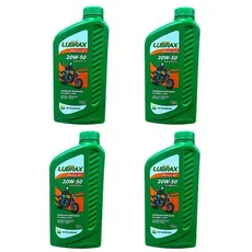 Kit 4 Óleos 20W50 Lubrax 4T Honda Titan 125 Yamaha Xtz 125 Factor 125