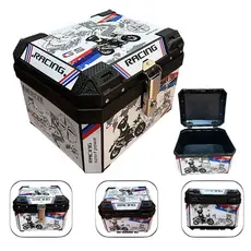Báu Bauleto 45L Traseiro Base De Fixação Universal P/Moto Motocicleta