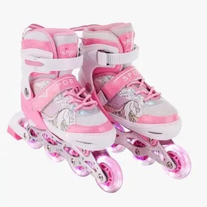 PATINS INF. ROLLER ROSA UNICORNIO 29-32