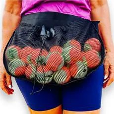 Bolsa Cintura Porta Bolinhas Bag Beach Tênis Pochete Ajustável Frescobol