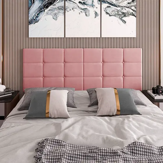 Promoção  Cabeceira Cama Box Casal Painel 1,40 1,60 e 2,00 Casal Queen e King Bia Estofada Quarto