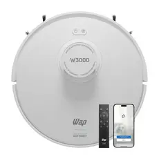 Robô Aspirador de Pó WAP Robot W3000 Bivolt Branco Turquesa