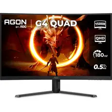 Monitor Gamer Curvo AOC AGON QUAD 32" 180Hz 0,5ms HDR10 CQ32G4E