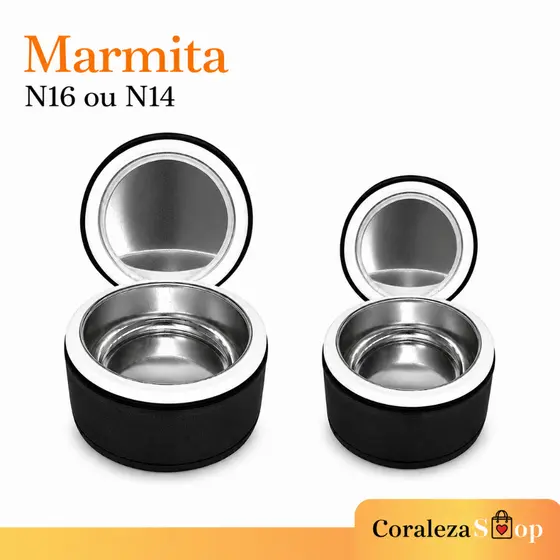Marmita Térmica Redonda N14/N16 Com Bolsa Para Refeição