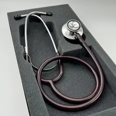 Estetoscópio P.A Med Vinho Duplo Adulto e Infantil Enfermagem Estudante Excelente Ausculta