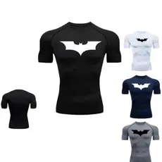 Camiseta Batman Dry Fit Manga Curta academia Treino Camisa