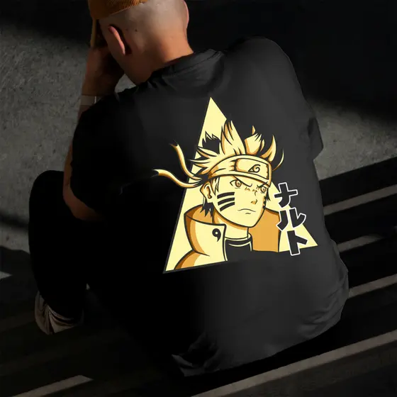 Camiseta Masculina Estampada Anime 100% Algodão Estilo Conforto Diário Do Tamanho P ao GG