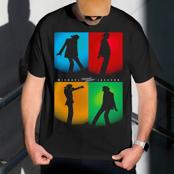 Camiseta Masculina Estampa Michael Jackson 100% Algodão T-shirt Camisa Blusa Do Tamanho P ao GG