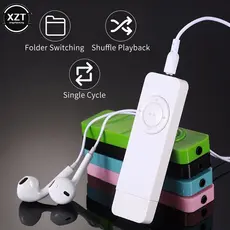 USB MP3 Player Music Suporte Micro TF card 64G MP3 Walkman Gum (Cartão De Memória Não Incluído)
