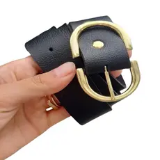 Cinto blogueira fivela invertida novidade feminino tendência