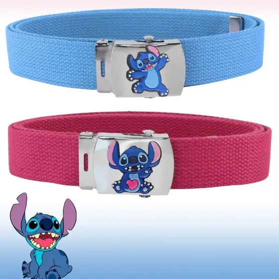 Cinto Lilo stitch duas cores disponíveis 4 fivelas diferentes lilo stiti stitich
