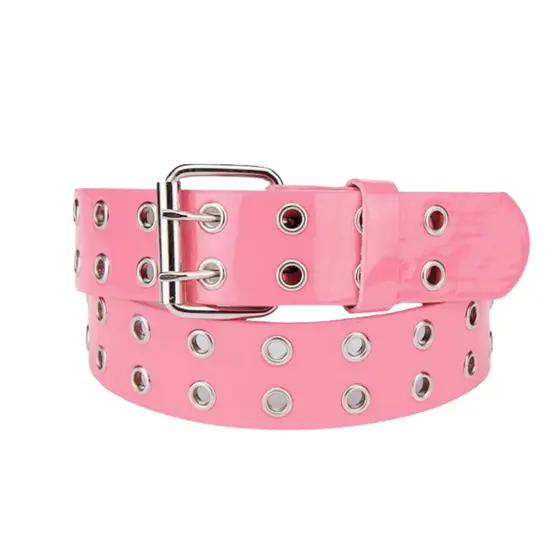 Cinto Punk Rock ROSA ilhós duplo egirl kpop rock