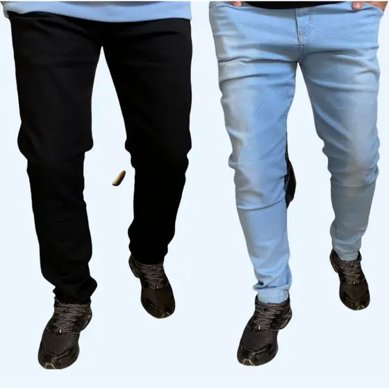 Kit 2 Calças Jeans Masculinas