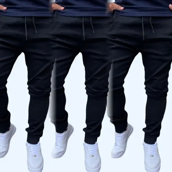 Kit 3 Calças Jogger Masculinas SlimFit
