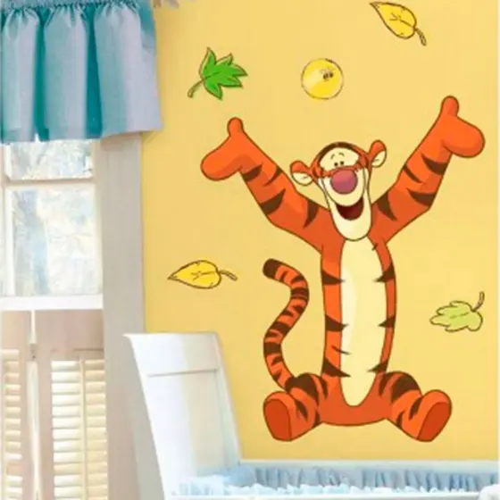 Tigrinho Ursinho Pooh Adesivo de Parede Decorativo