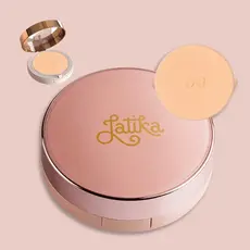 Kit Estojo + Refil Latika Power SPF 27  Bege Claro Pó Compacto Latika