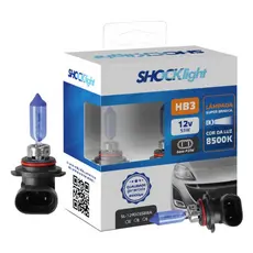 Par de Lampada HB3 Super Branca para Farol e Farol de Milha Cor da Luz 8500K