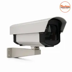 Caixa Proteção Câmera Grande 10 x 09 x 23 CM Com Suporte (Braço) Regulável