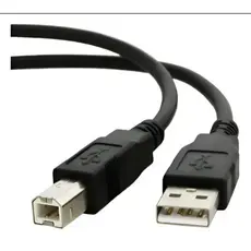 Cabo Usb Para Impressora 1,8 Metros Universal Padrão Cor Preto USB-A X USB-B