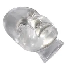 Rosto Face Silicone Super Transparente Macio Rastreia Aplicaçoes Treinar Harmonizaçao e Aplicaço Botox
