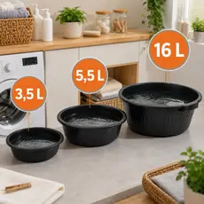 Kit Bacia Limpeza Lavar Roupa Lavanderia