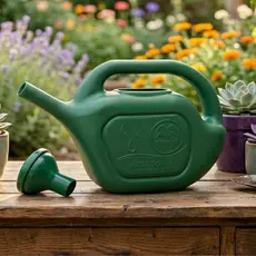 Regador de Jardim 5 Litros Lavador de Vidros Jardinagem Preto ou Verde Bico Removível