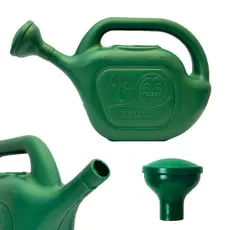 Regador 5 Litros Jardinagem Limpeza Multiuso Interno Externo Preto ou Verde Com Bico Removível