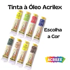 Tinta a Óleo para Pintura em Tela 20ml Acrilex Oil Colors - Escolha a cor