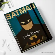 Agendas 2026 Personalizadas com nome e cor do elástico SUPER HERÓIS