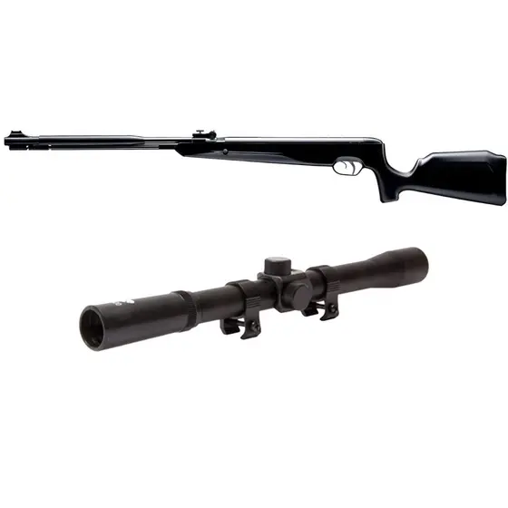 Carabina de Pressão Naja 2.0 5.5mm Pistão Nitro 60kg - Tag + Luneta 4x20