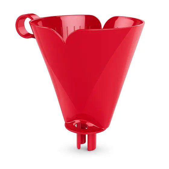 Suporte Porta Filtro Café Tam 103 Coador Plástico Vermelho Chaleira Cafeteira bule Manha Cozinha UD