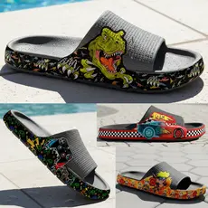 Chinelo Pala Slide Papete Sandália Nuvem  Adulto Masculino Unissex leve confortável desenhos Estampa
